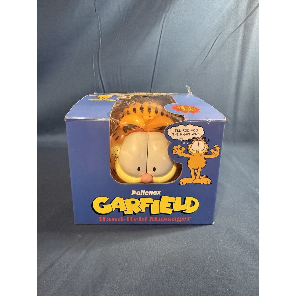 Vintage Pollenex GARFIELD‎ Hand Held Massager Battery Operated New Original Box